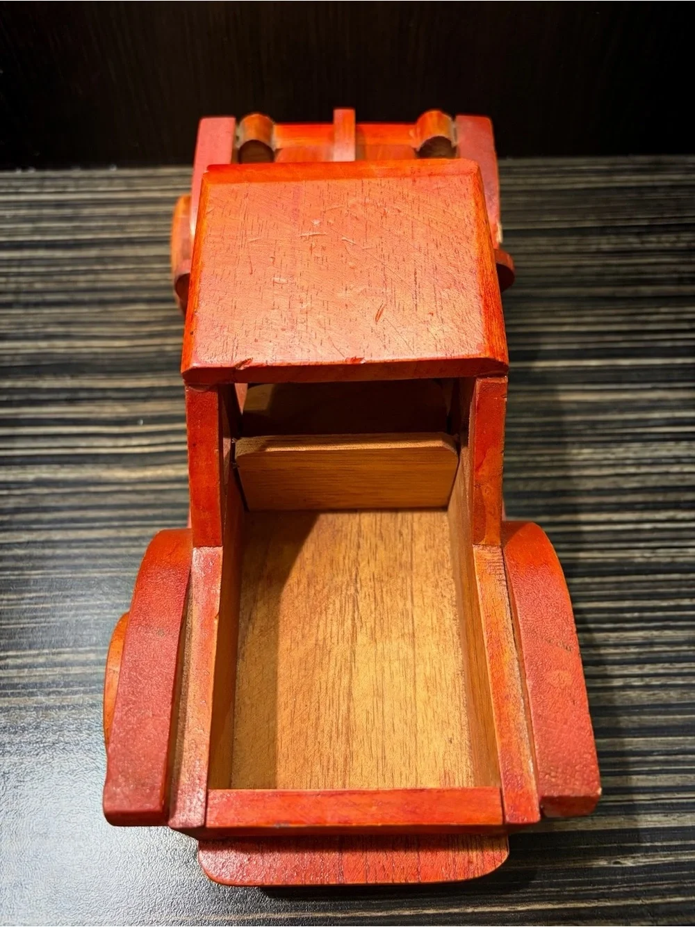 Handmade Handcrafted Vintage Wooden Car
